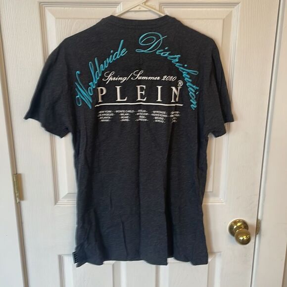 Philipp Plein round neck sequined skull t shirt - Picture 6 of 8